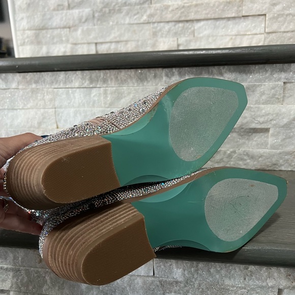 Betsy Johnson Bling Rhinestone boots - Picture 4 of 6